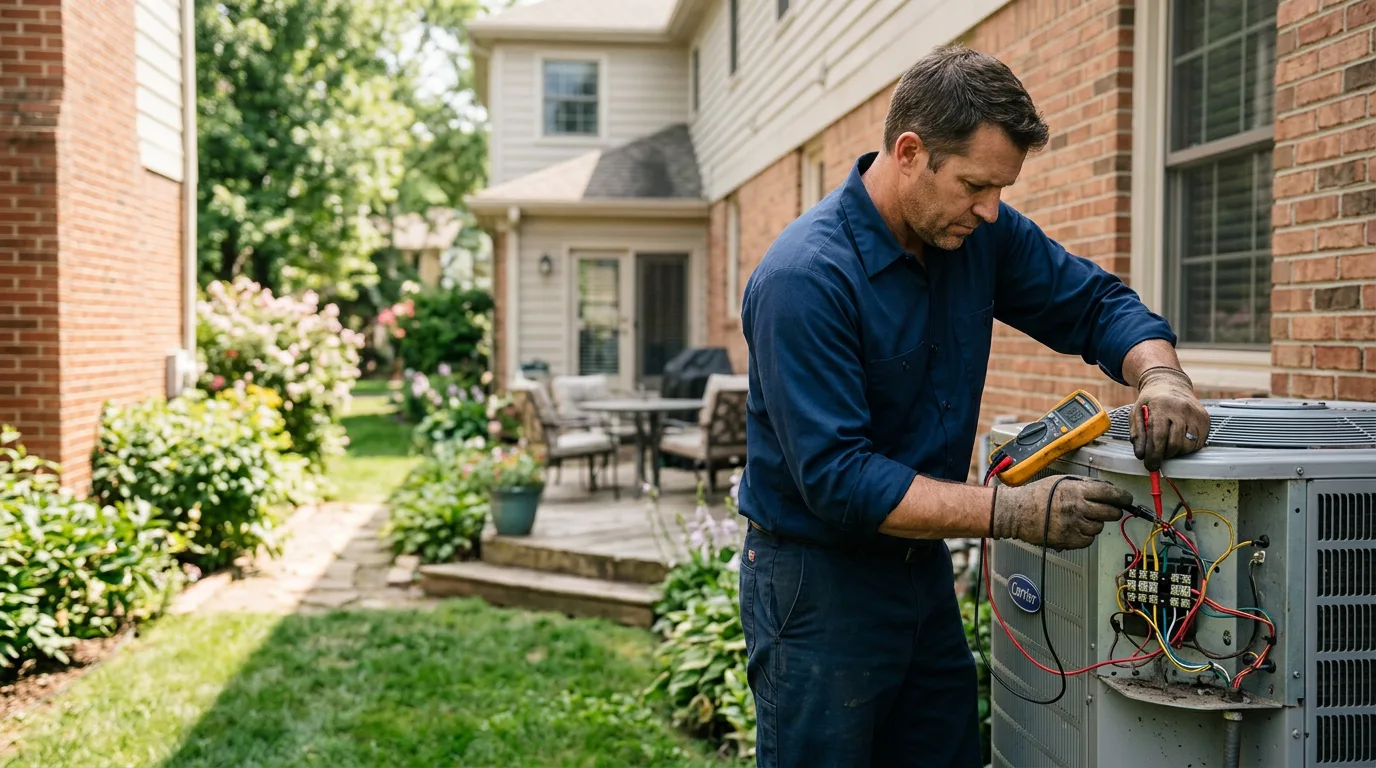 HVAC technician working near West Hickory, PA